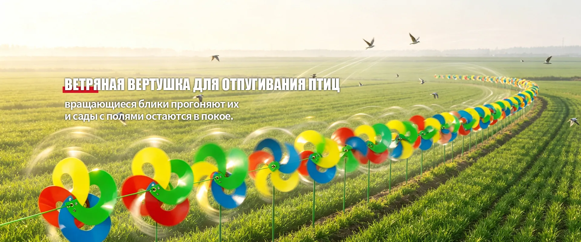 Шест для отпугивания птиц-banner3