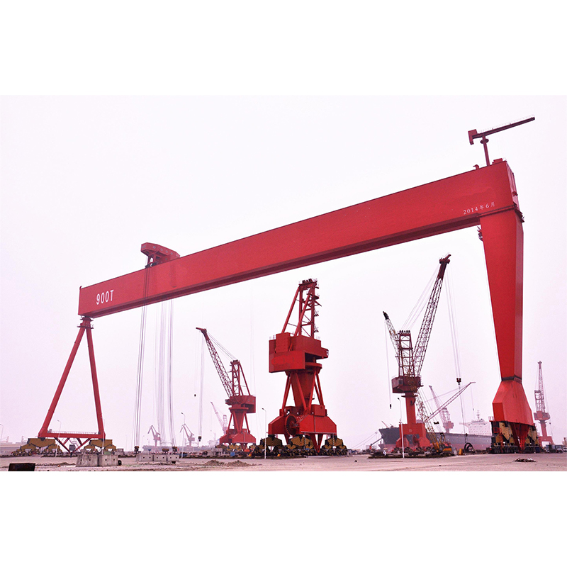 Судостроительный козловой кран