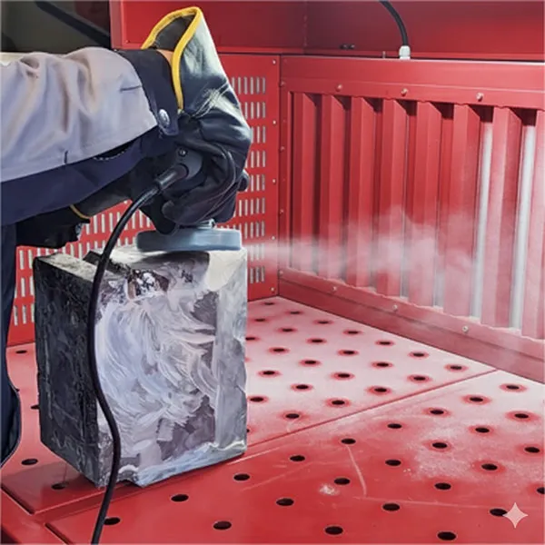 Взрывозащищенный шлифовальный стол с системой пылеудаления