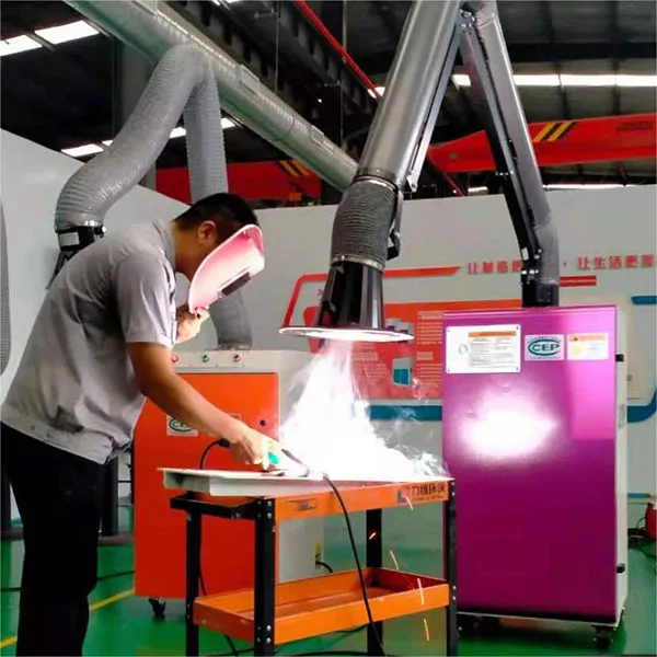 Двурукавный сварочный фильтр-пылеуловитель (Улучшенная модель)