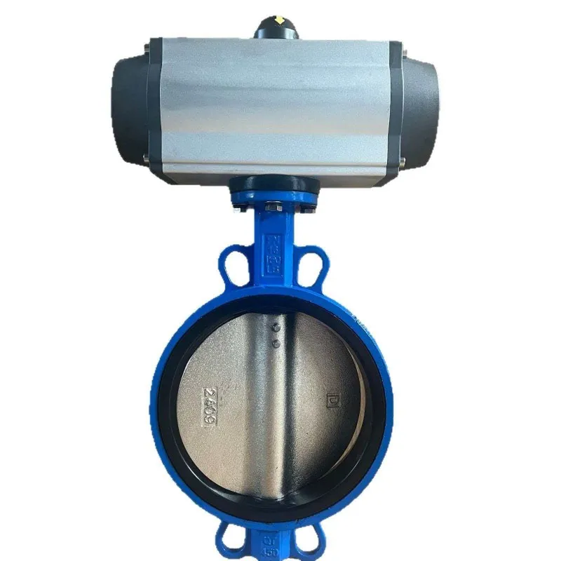 Дроссельная заслонка с пневматическим зажимом из ковкого чугуна (D671X-16Q)