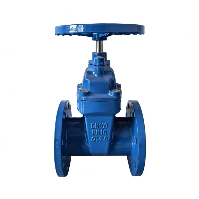 Задвижка с выдвижным шпинделем и мягким уплотнением