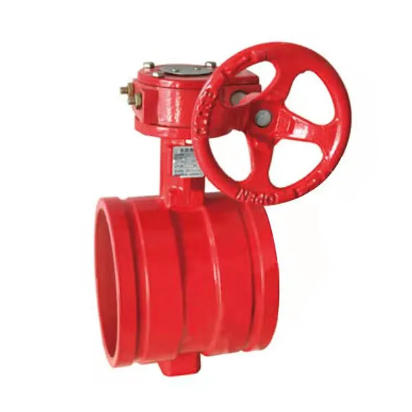 Поворотный затвор с муфтовым соединением с редуктором