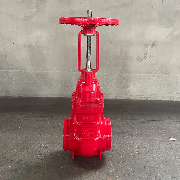 Траншейная задвижка с жестким уплотнением