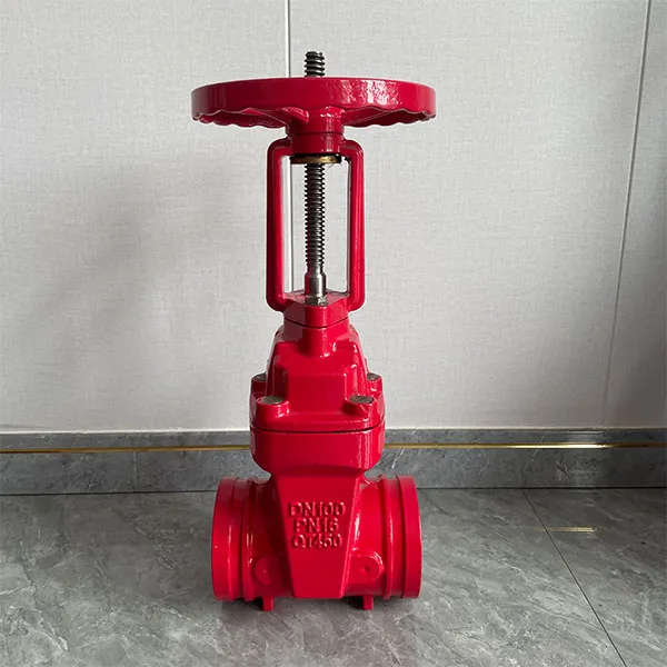 Траншейная задвижка с мягким уплотнением