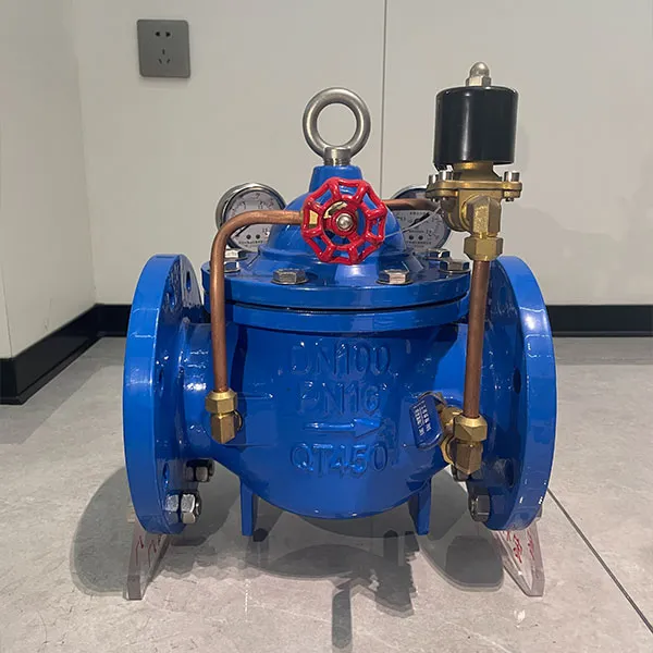 Электроприводной регулирующий клапан