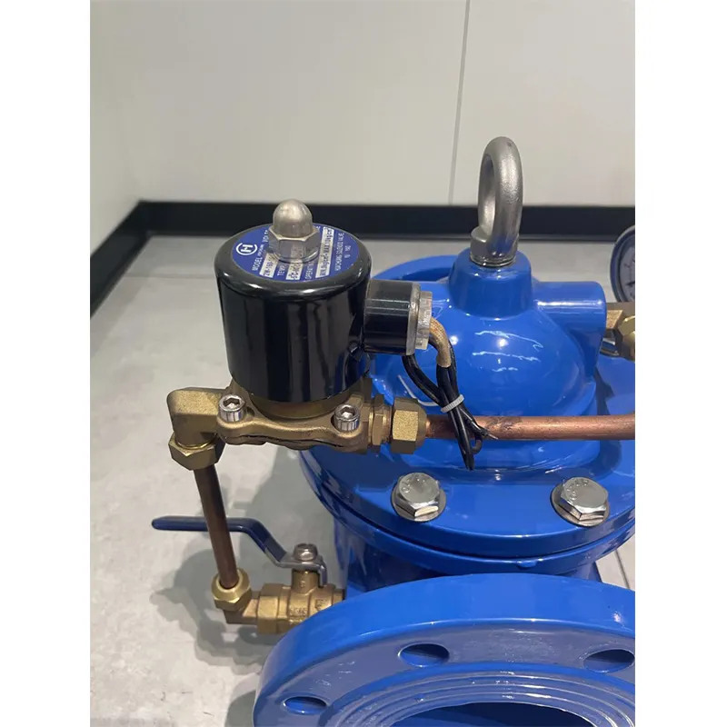 Электроприводной регулирующий клапан