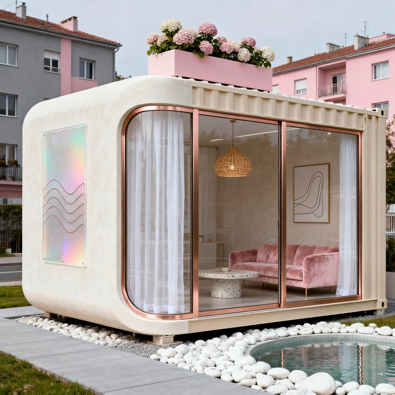 Яблочный дом-капсула