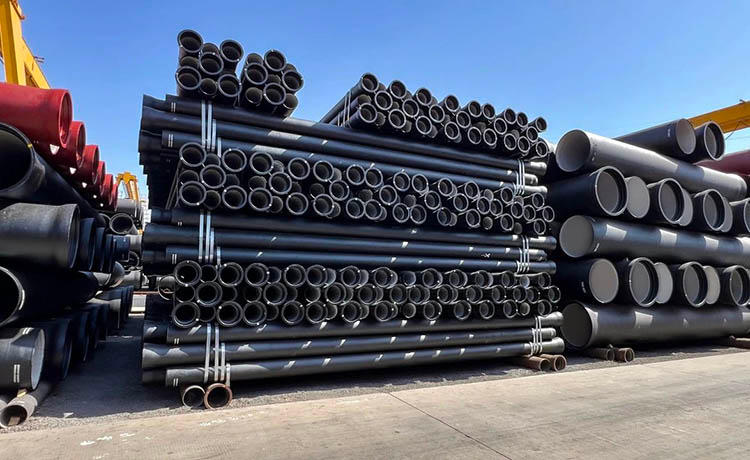 Ductile iron is used for matching components in various pipes and fittings