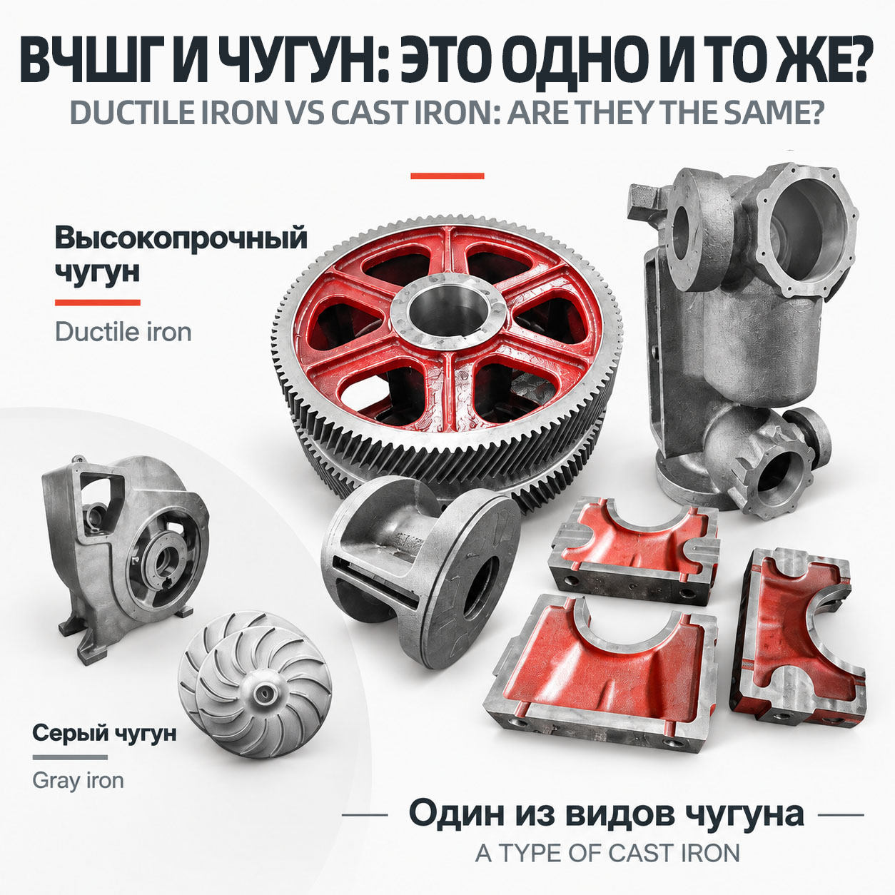 Чугун с шаровидным графитом и обычный чугун — это одно и то же? Состав, отличия и области применения