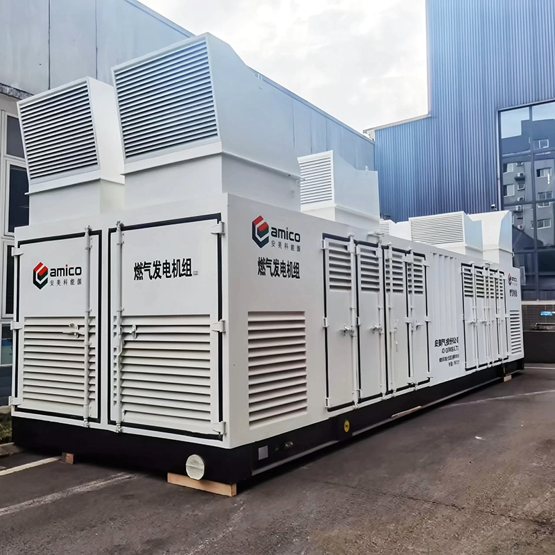 1200kW 컨테이너형 가스 발전기 세트