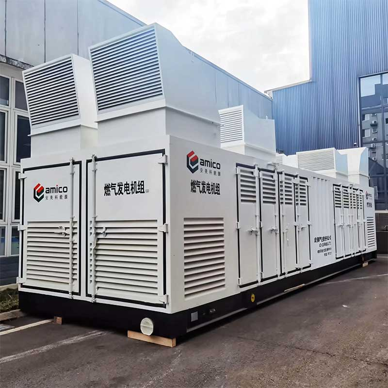 1200kW 방음 천연가스 발전기 세트