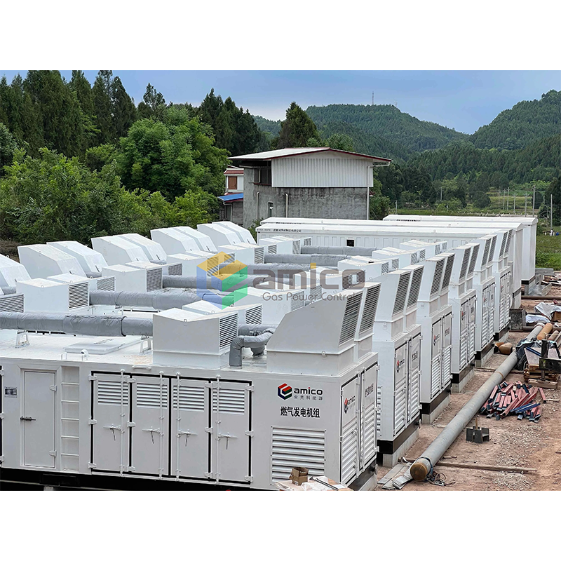 1200kW 방음 천연가스 발전기 세트