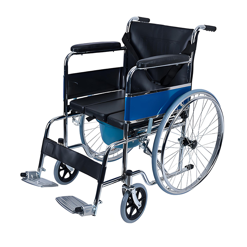 YSM2017 Складная ручная коляска-комод 809, съемное судно, облегченная электролизированная рама