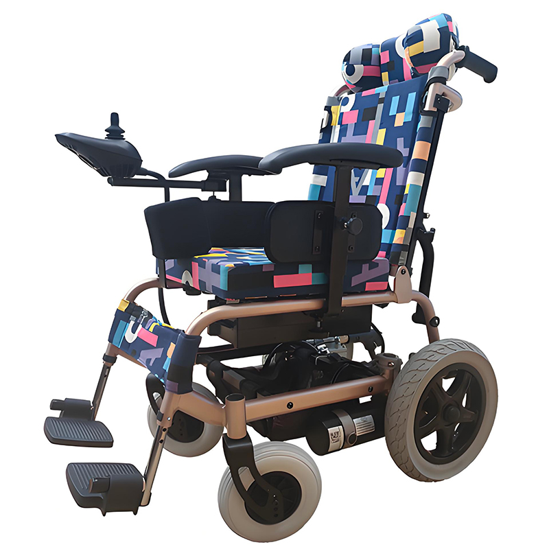 Детское складное электрическое инвалидное кресло-коляска YSE403 с моторным приводом