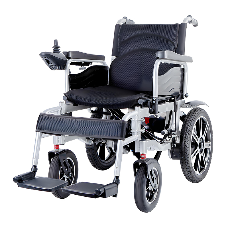 Складное электрическое инвалидное кресло N1001 стандартное с низкой спинкой