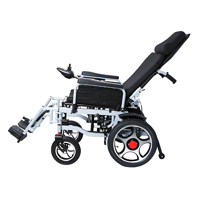 Складное электрическое кресло-коляска YSE109 с высокой регулируемой спинкой и функцией наклона