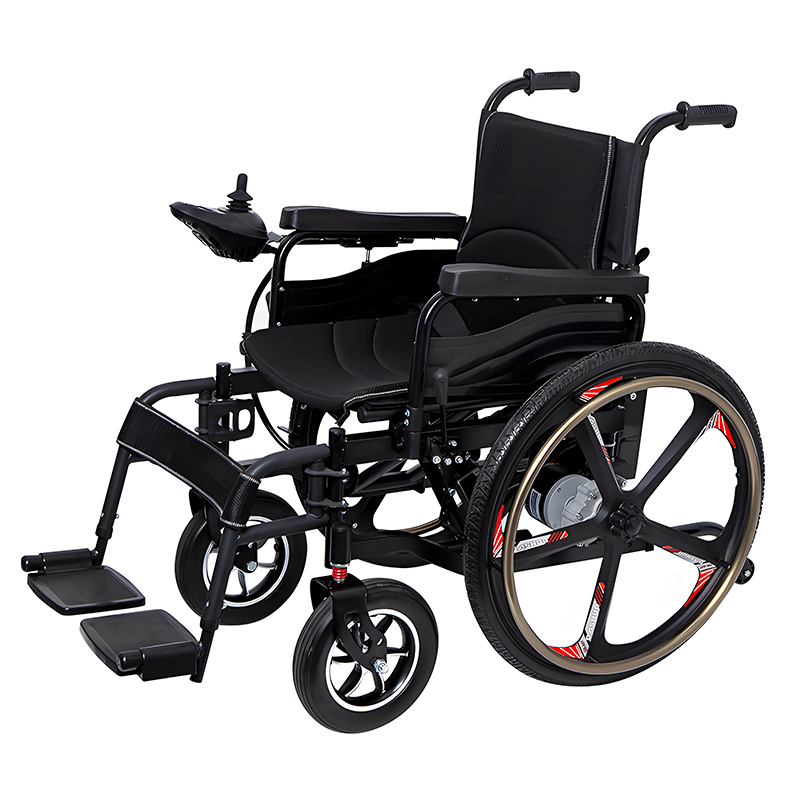 Электрическое кресло-коляска N1004 со сплавами магния и большими колесами