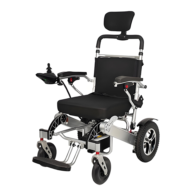 Электрическое кресло-коляска N8860 с функцией лежания и алюминиевой рамой