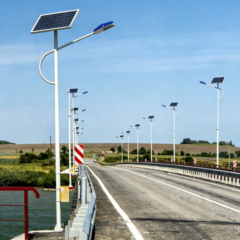 Опора для солнечного уличного фонаря 4