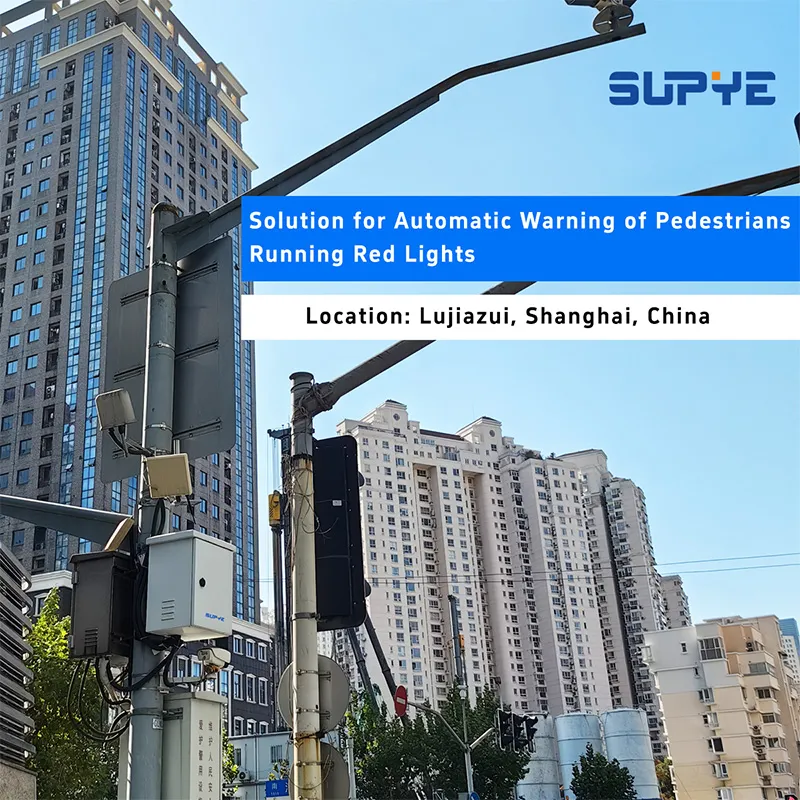Решение для автоматического раннего предупреждения о пешеходах, переходящих дорогу на красный свет светофора33558