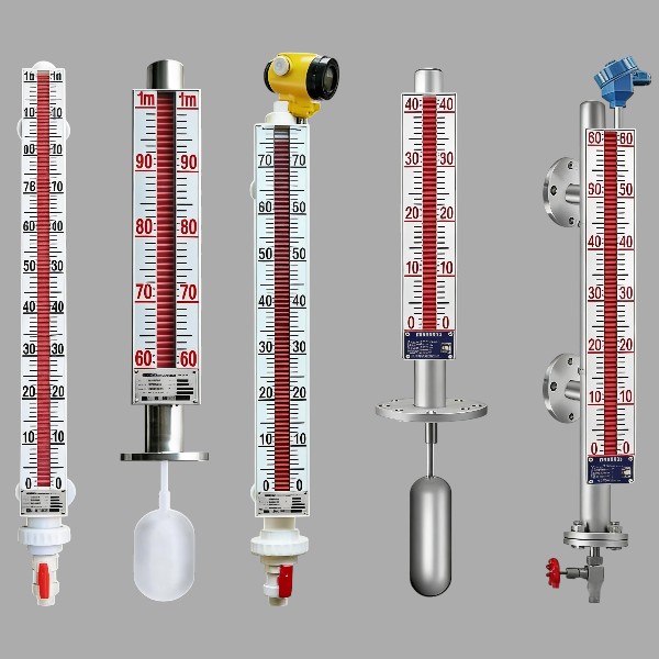 Магнитный поплавковый уровнемер верхнего монтажа