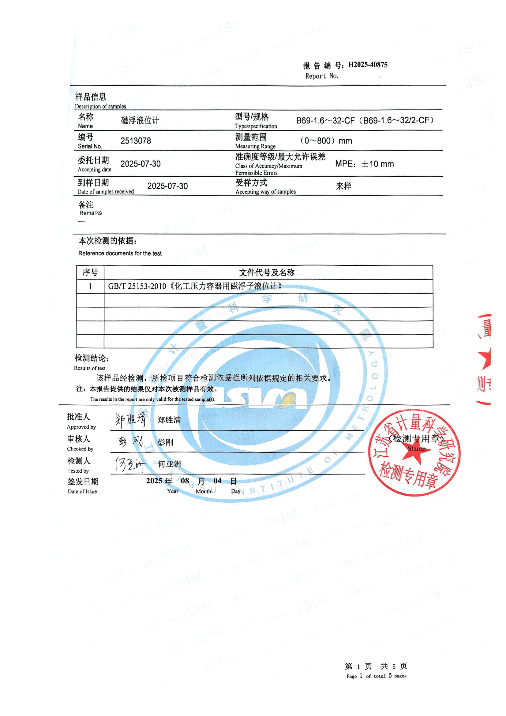 H2025-40875Протокол испытаний поплавкового уровнемера_02
