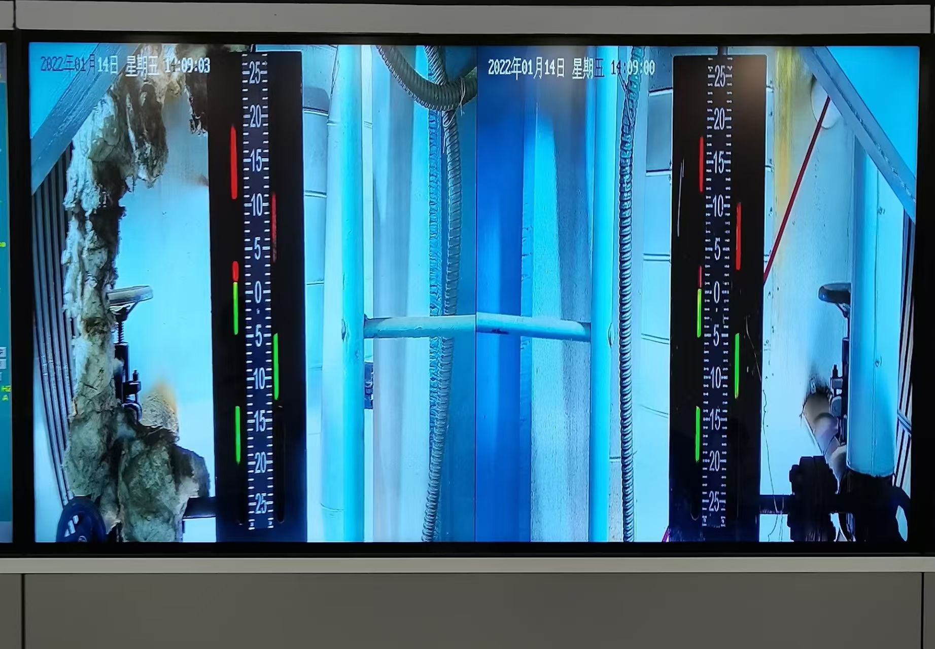 Система телевизионного контроля уровня воды в котле