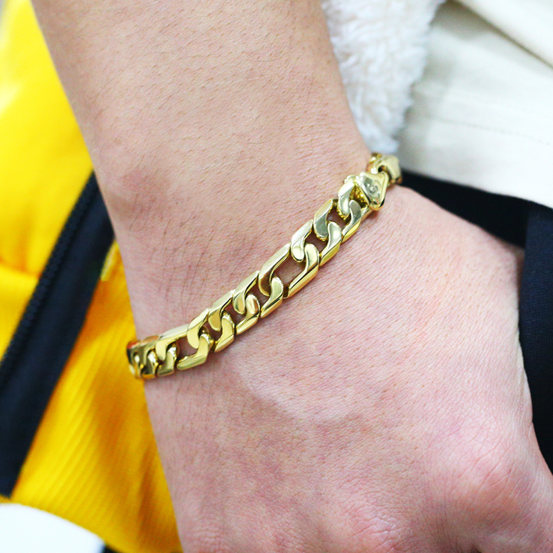 Золотая цепочка из чистого золота, сделанная на заказ на золотую цепочку из цепочки из чистого золота