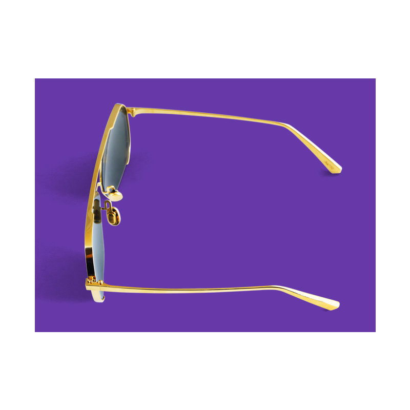 18K Gold Hard Gold Солнцезащитные очки