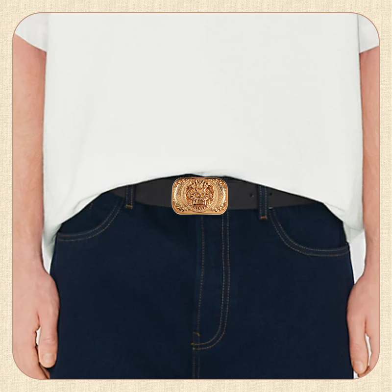 18K золото полный твердый кран пояса защиты