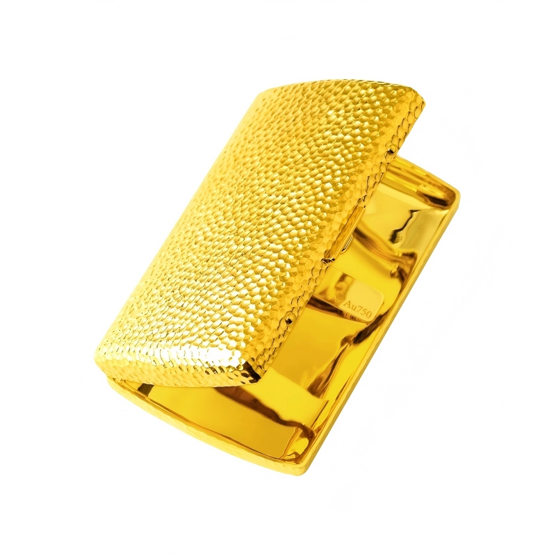 18K золотого золота молотка сигаретная коробка
