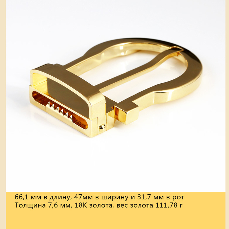 18K золотой пояс пряжки