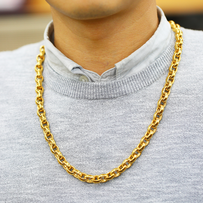 999 золотая цепочка для губ