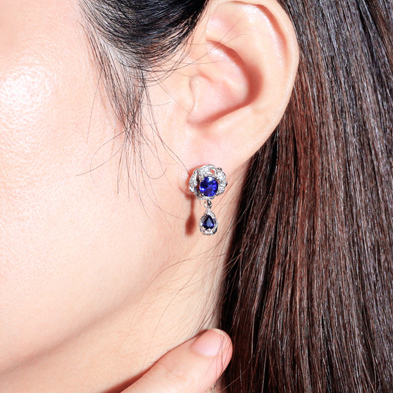 Heart of the Sea Sapphire Haute Couture Набор · Кулон/Кольцо/Серьга