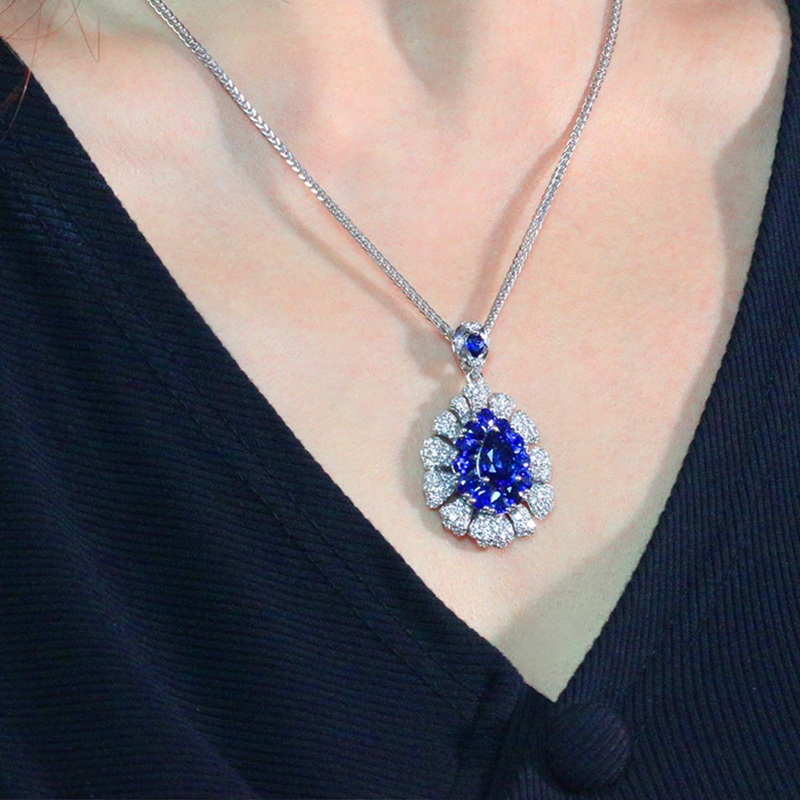 Heart of the Sea Sapphire Haute Couture Набор · Кулон/Кольцо/Серьга