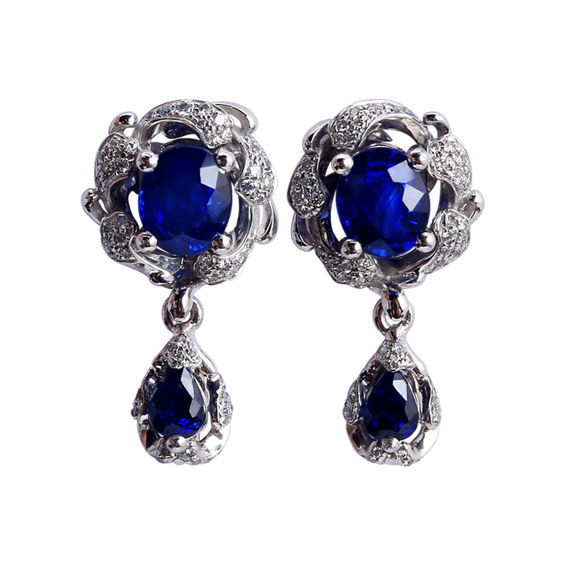 Heart of the Sea Sapphire Haute Couture Набор · Кулон/Кольцо/Серьга