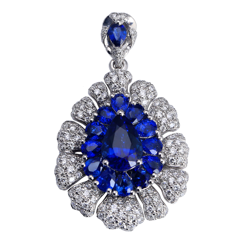 Heart of the Sea Sapphire Haute Couture Набор · Кулон/Кольцо/Серьга