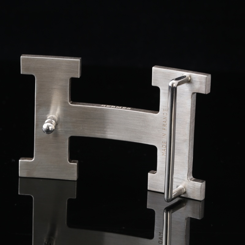 Н-образная серебряная пряжка для ремня