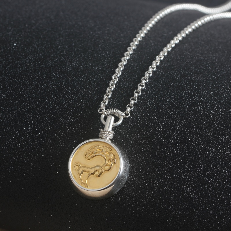 DZXL127 Серебро с золотым покрытием