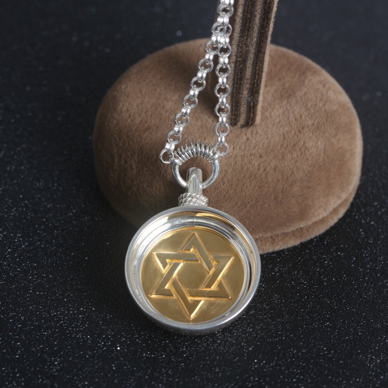 DZXL127 Серебро с золотым покрытием