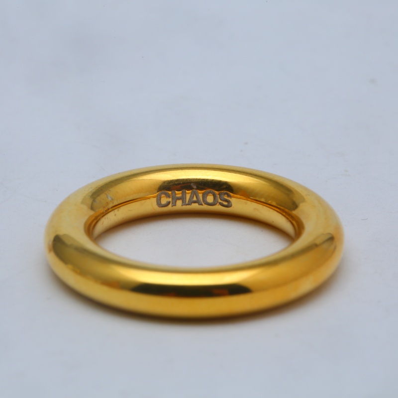 Двухцветное многослойное кольцо