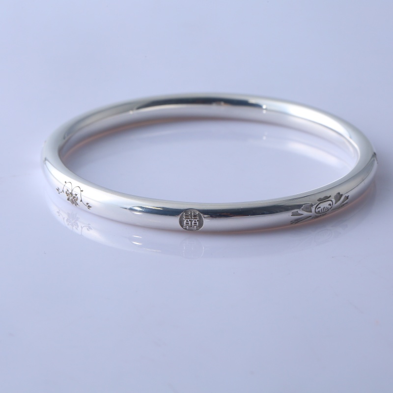 Серебряный браслет “Лотос” 925 пробы