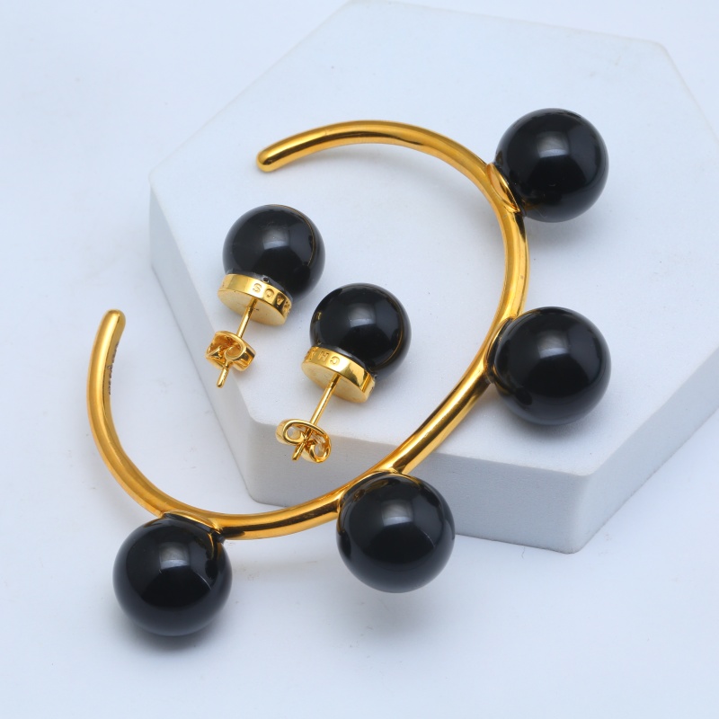 Позолоченный трёхпредметный набор