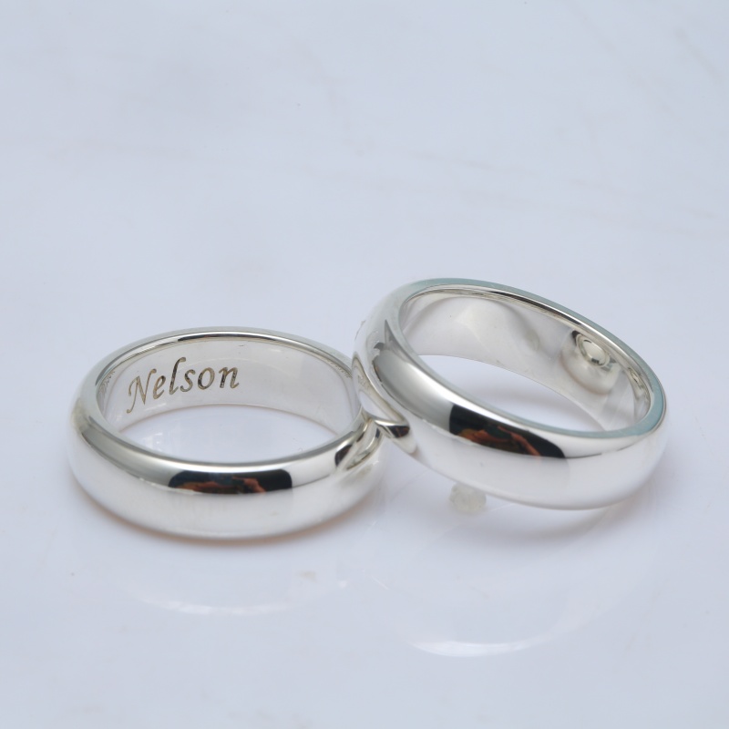 Парные серебряные кольца