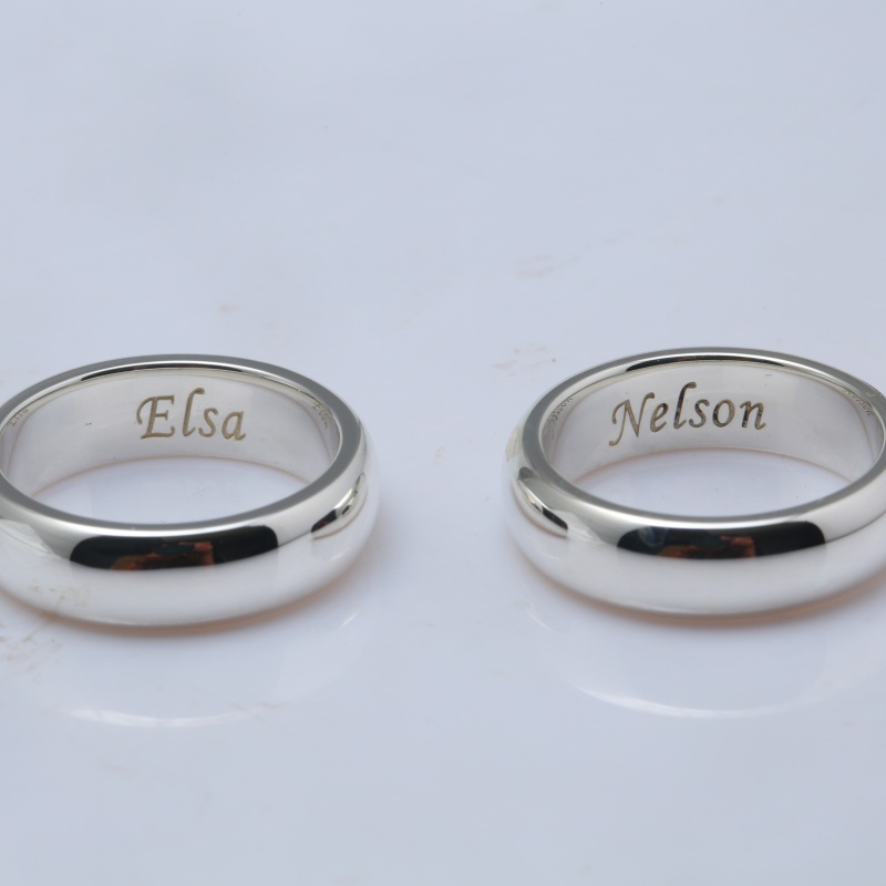 Парные серебряные кольца