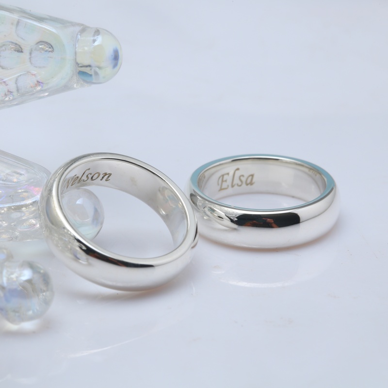 Парные серебряные кольца