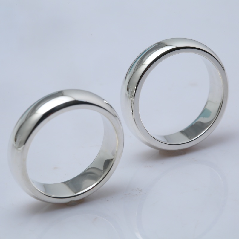 Парные серебряные кольца