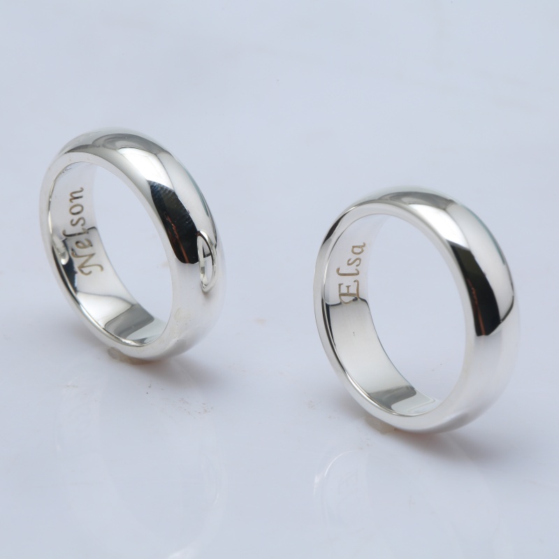 Парные серебряные кольца