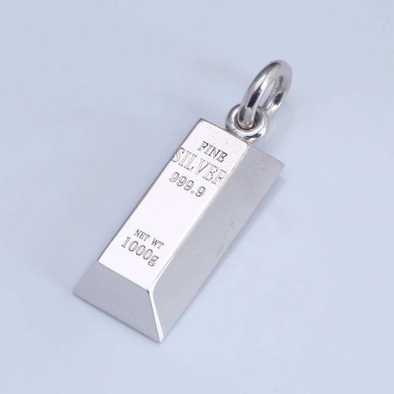 Серебряный золотой слиток